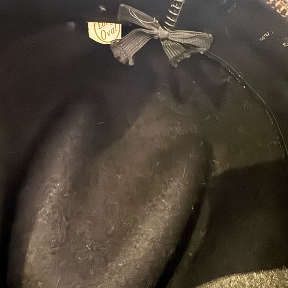 Vintage Resistol Self-Confirming XXX Beaver Black Wide-Brim Hat Long Oval - Picture 7 of 9